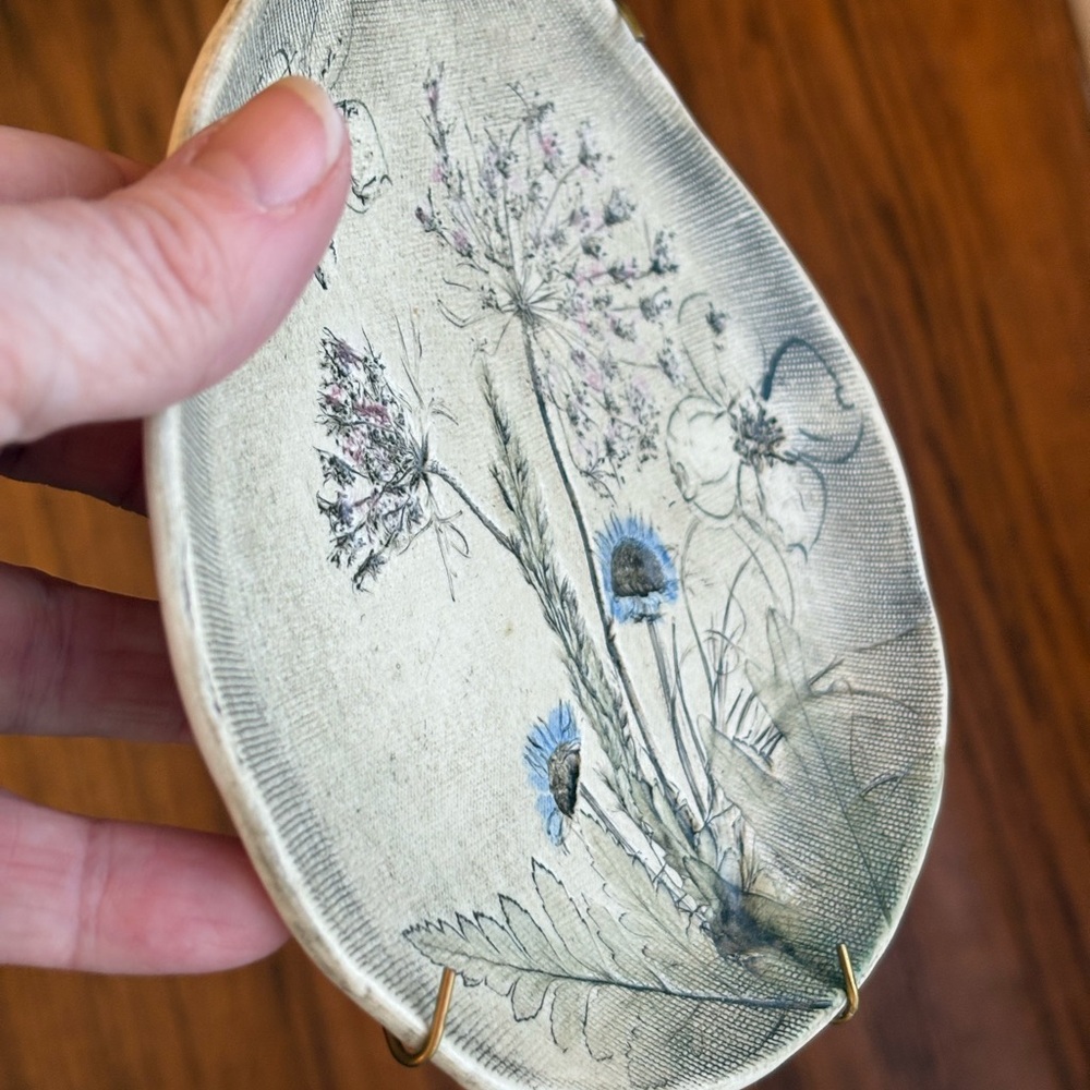 Vintage salt marsh pottery plate - Picture 3 of 8